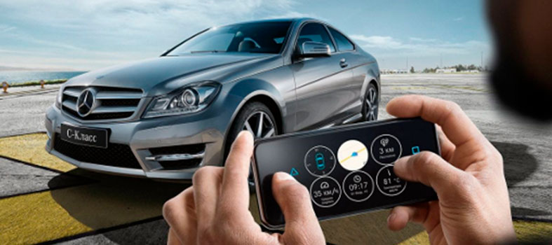 Мобильное приложение Mercedes-Benz