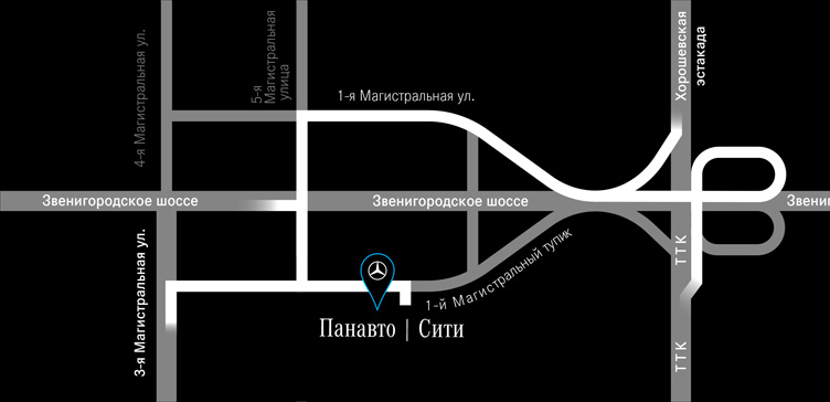 Схема проезда Панавто Сити