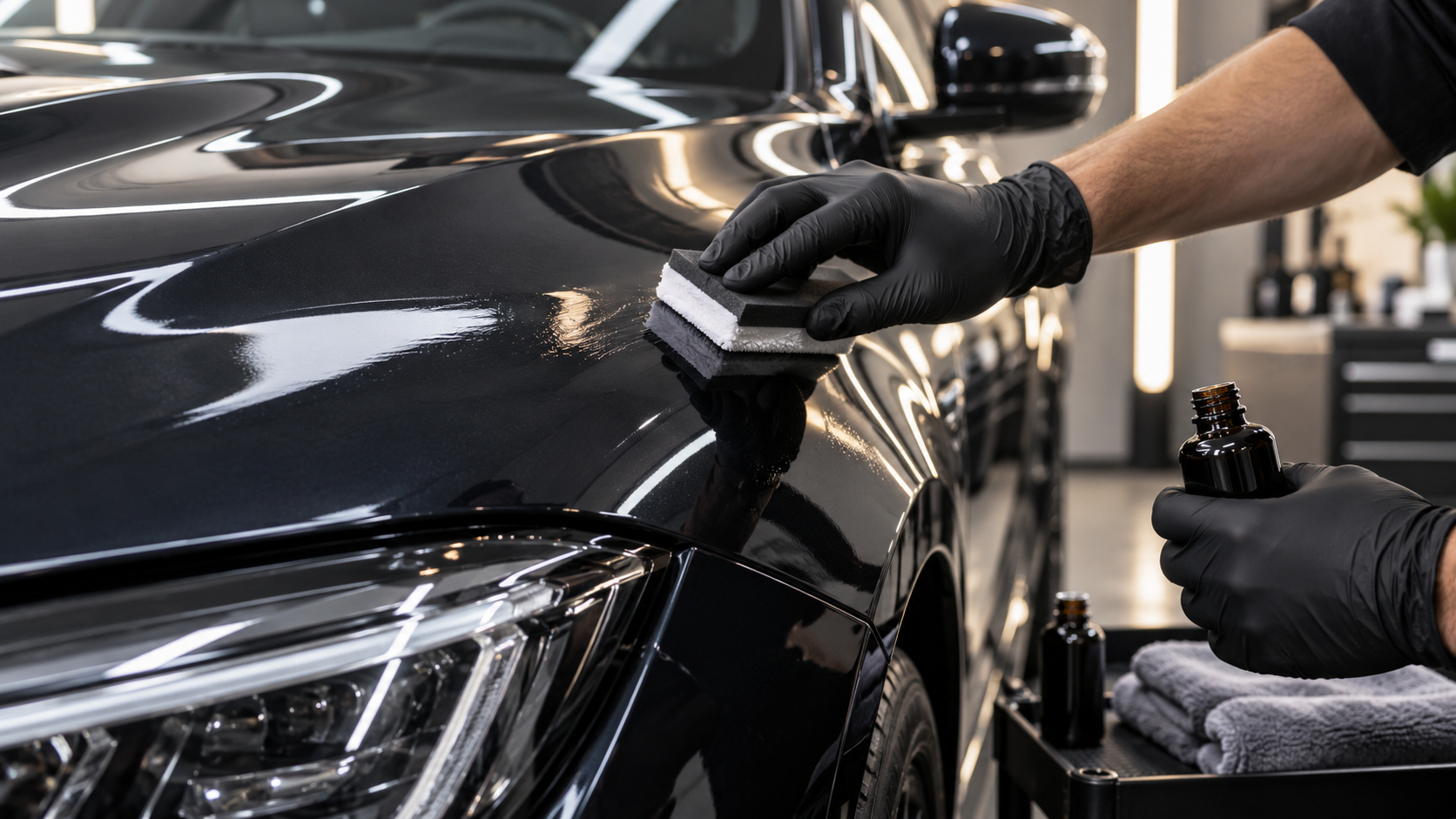 Нанесение защитных составов на кузов автомобиля